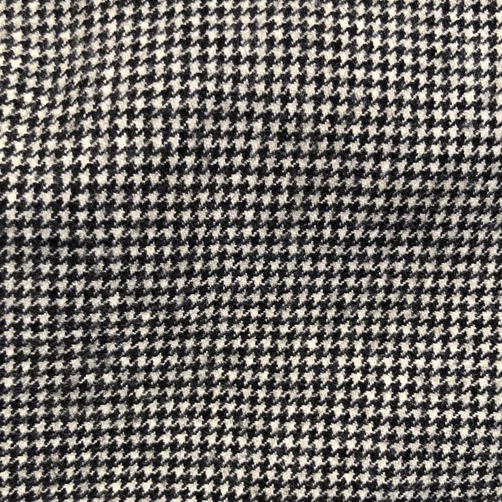 Vintage 80’s 90’s Burberrys Wool Houndstooth Wrap Midi Skirt Size 12 - Picture 6 of 6